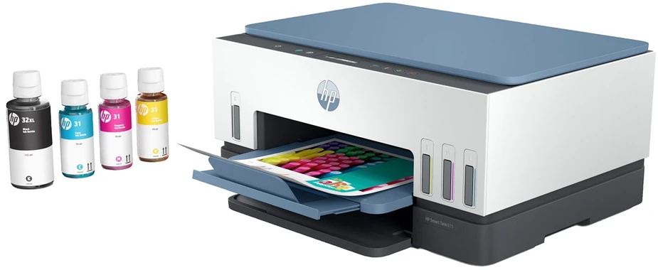 Hewlett Packard (HP) Daugiafunkcis Spausdintuvas - HP Smart Tank 675 A4 4800x1200 DPI 12ppm Wi-Fi
