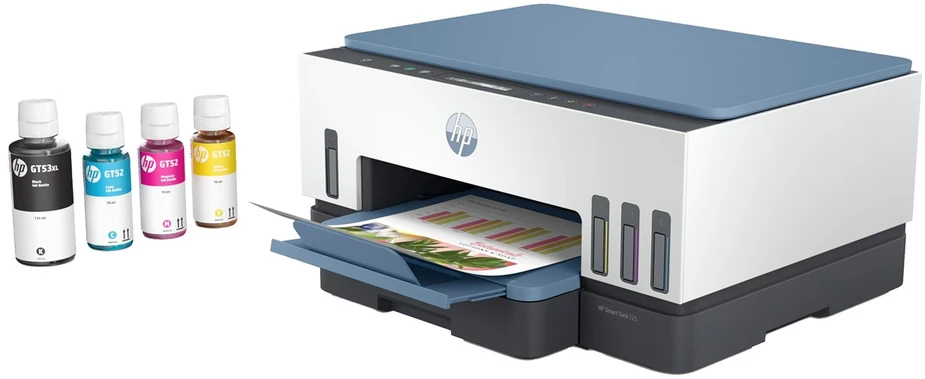 Daugiafunkcis spausdintuvas - HP Smart Tank 725 Mėlynas