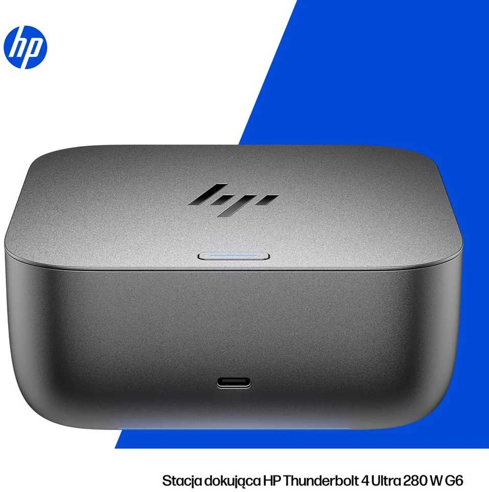 Hewlett Packard (HP) HP Thunderbolt 4 Ultra 280W G6 Dock TBT4 USB-C HDMI RJ-45 2xUSB-C 2xDP 5xUSB (EU)