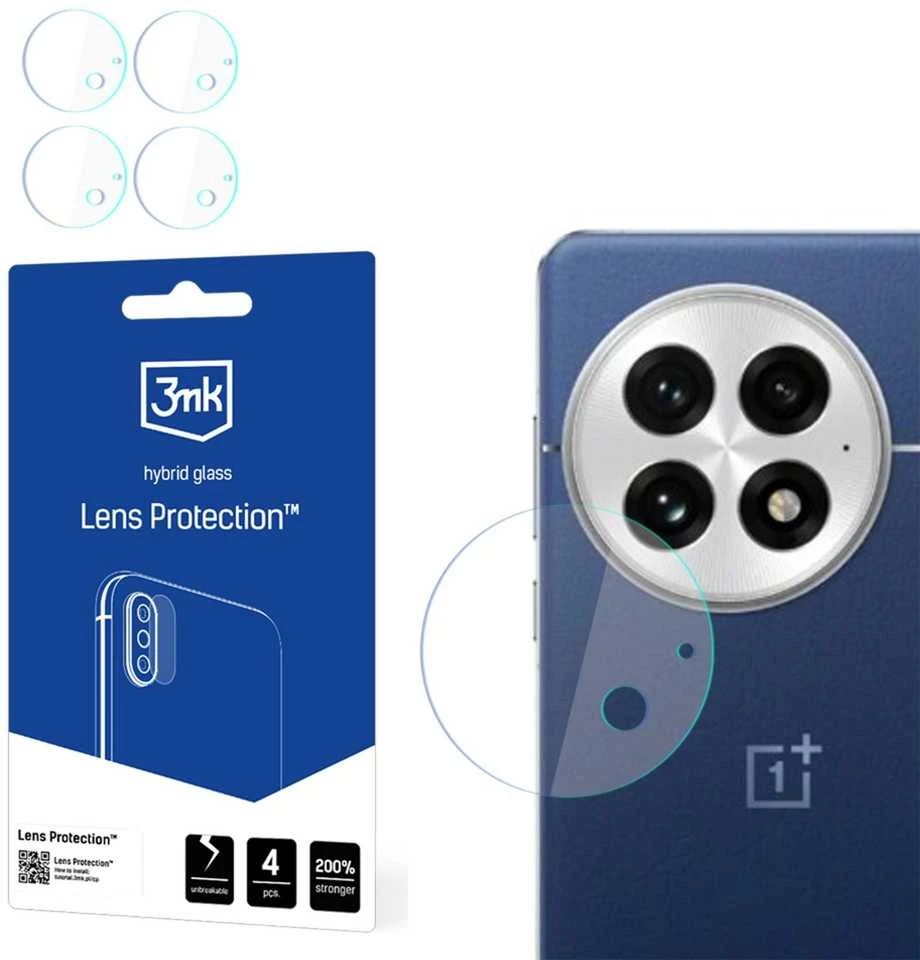 3Mk Protection Hibridinis stiklas fotoaparato objektyvui 3mk objektyvo apsauga, skirtas OnePlus 13