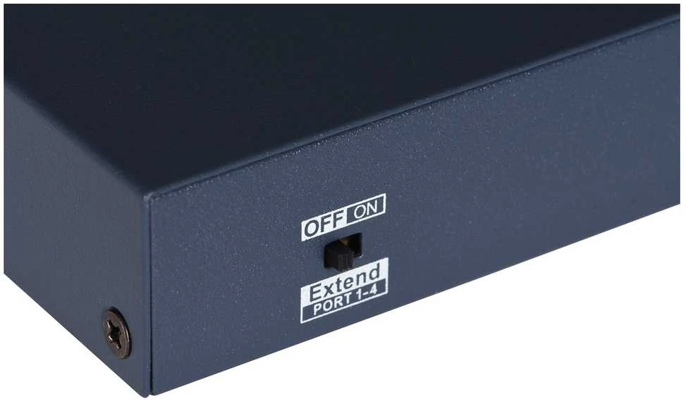 Šakotuvas SWITCH POE DS-3E0106HP-E 4 PRIEVADŲ Hikvision