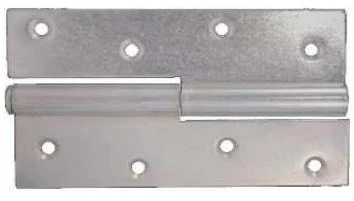 Lankstas durims Kurzemes, 12.5 cm, sidabro