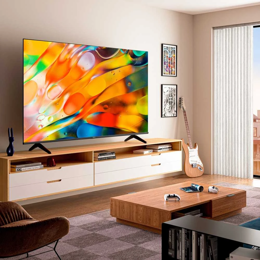 Televizorius Hisense UHD QLED Smart TV | 65E7Q | 65" | Smart TV | VIDAA OS | UHD | Juodas