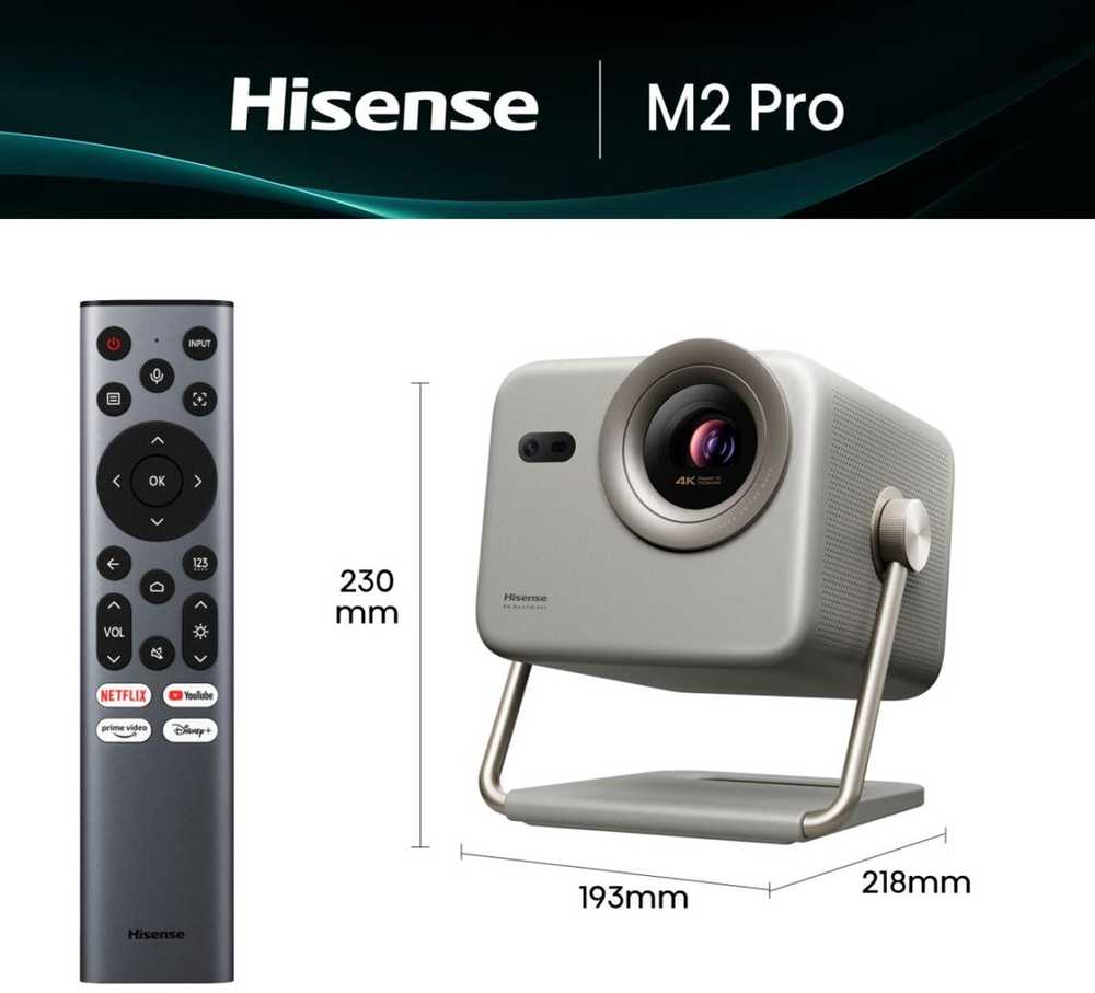 Hisense M2 Pro UHD 4K (3840x2160) 3D Pilkas