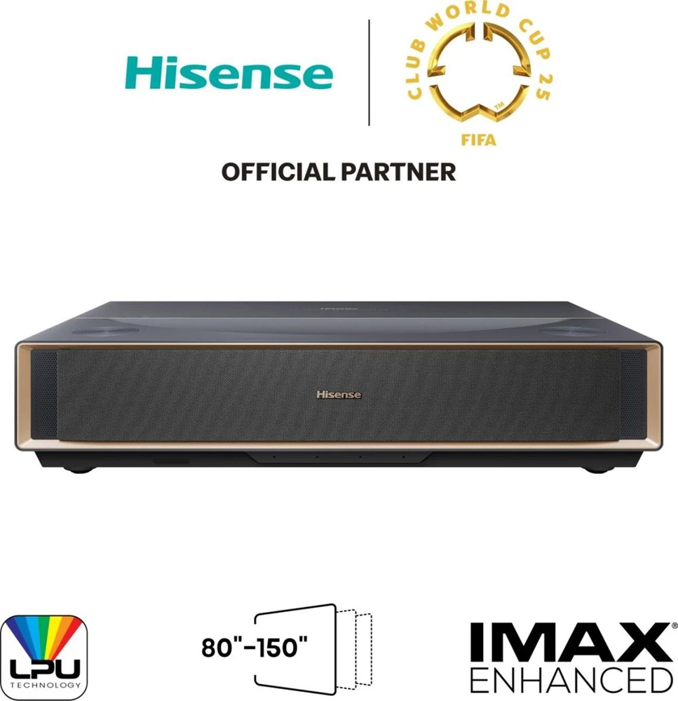 Hisense PT1 itin trumpo nuotolio projektorius UHD 4K (3840x2160) 3D Juodas