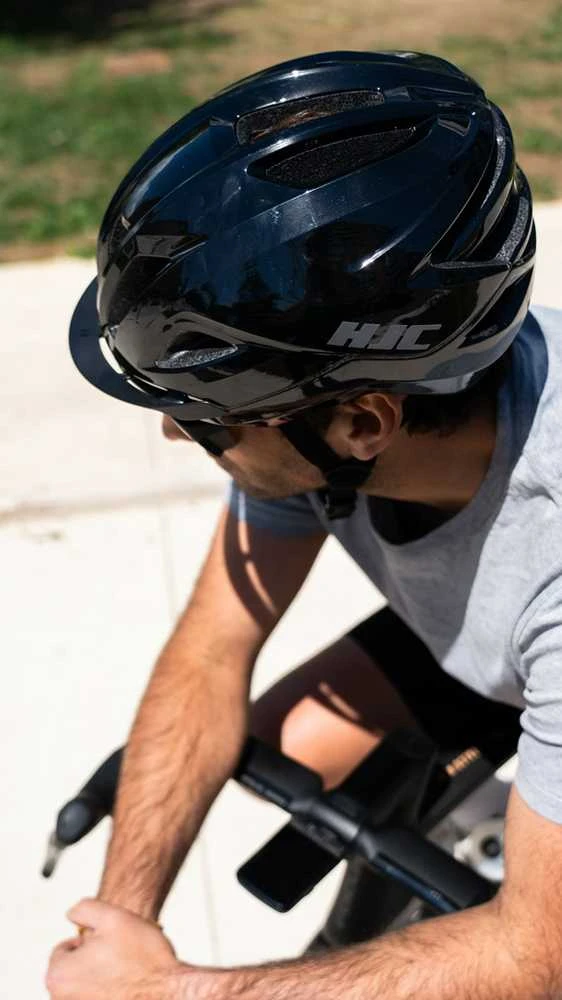 HJC CROSSER Juodas Cycling Helmet, Juodas, Size M