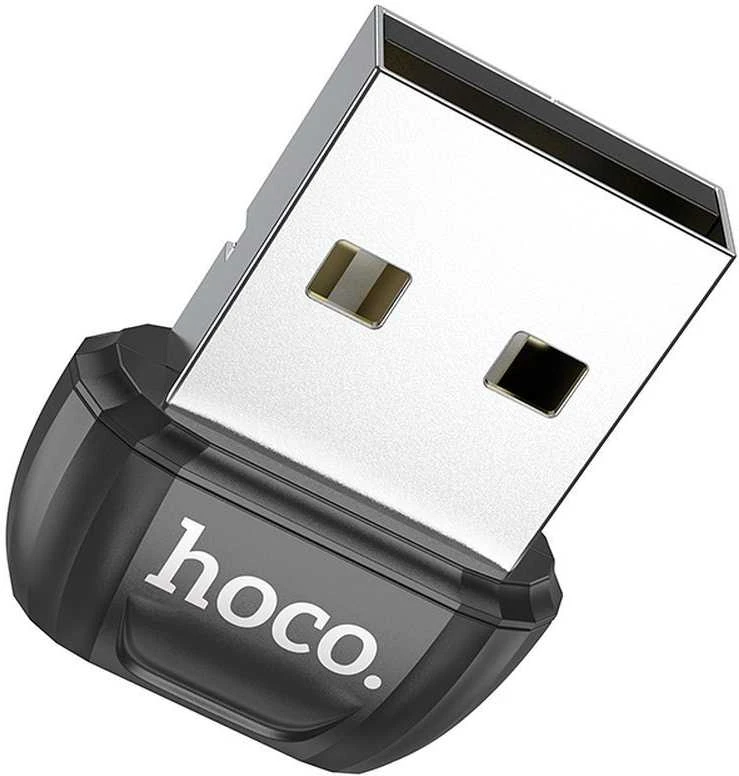 Adapteris Hoco (UA18) Bluetooth 5.0 USB juodas