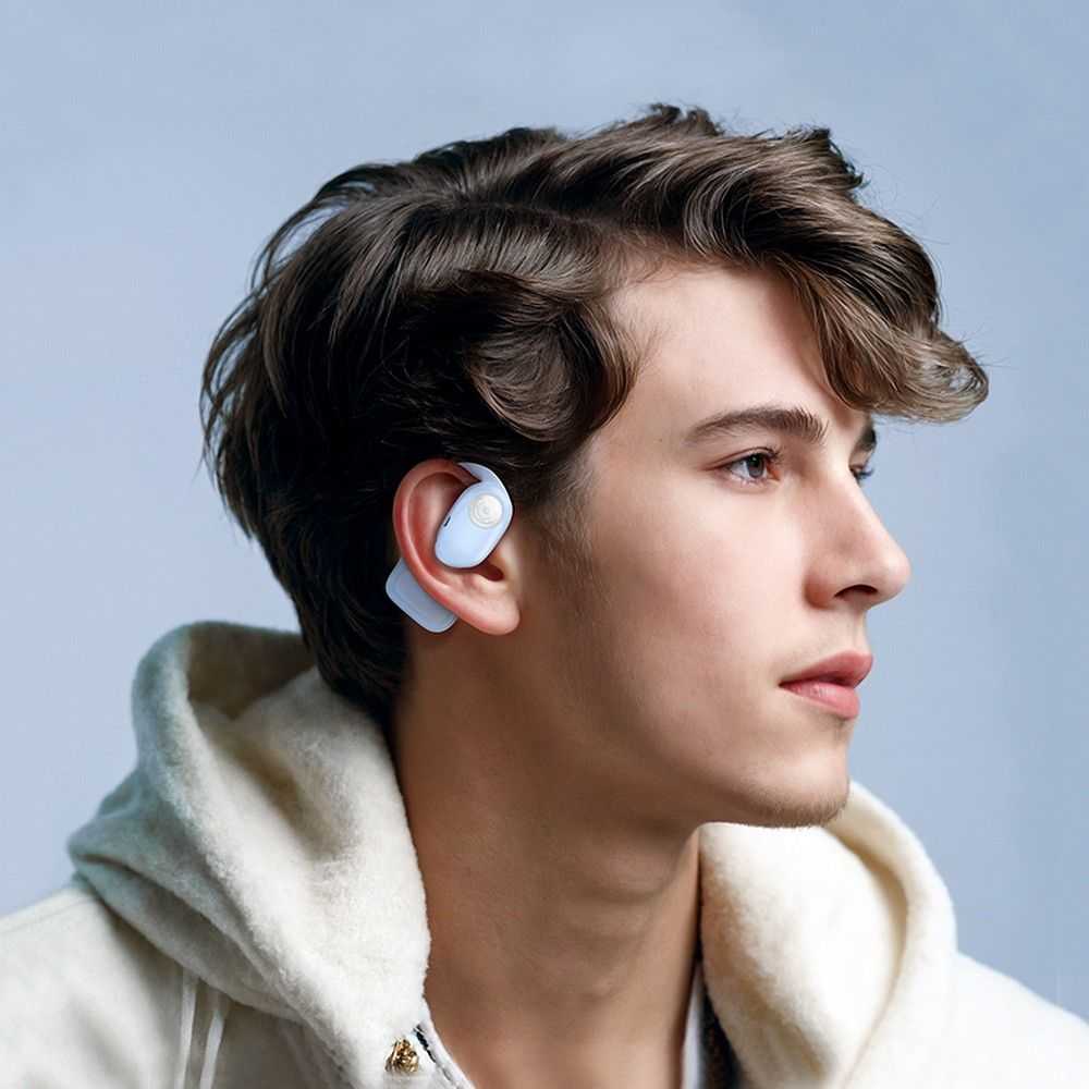 HOCO belaidės ausinės bluetooth TWS EA3 milky baltas
