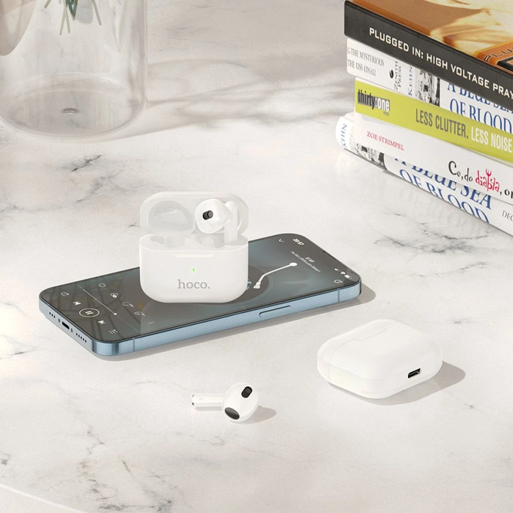 HOCO bluetooth ausinės Intelligent TWS EW30 baltas