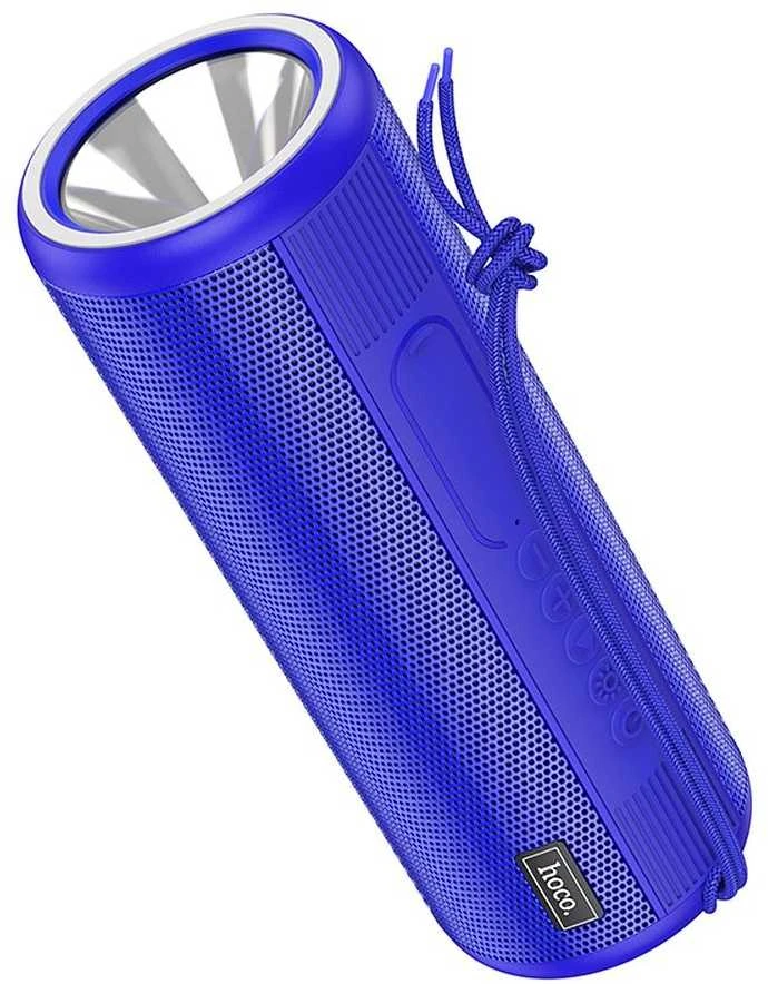 HOCO bluetooth / wireless speaker + flashlight Bora sports HC1 mėlynas