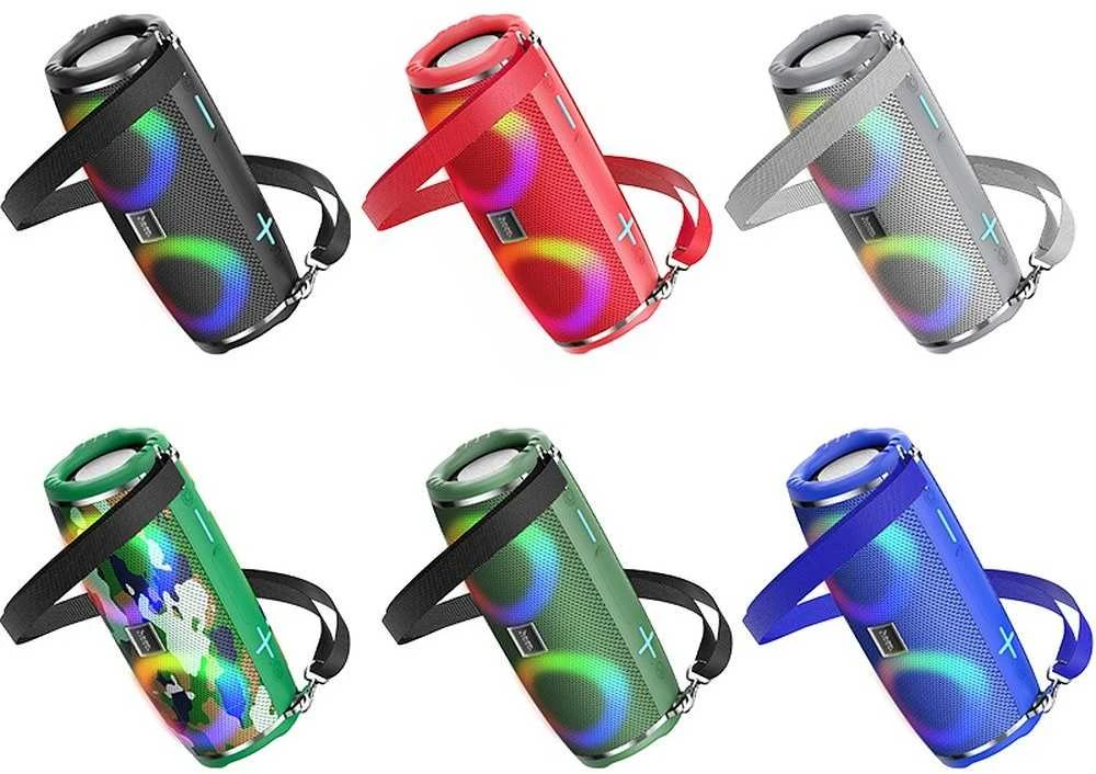 Belaidė kolonėlė LED 2 x 5W 2h Hoco HC12 juodas