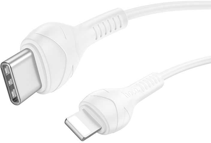 USB C - Lightning kabelis Hoco PD 27W 1 m X37 baltas