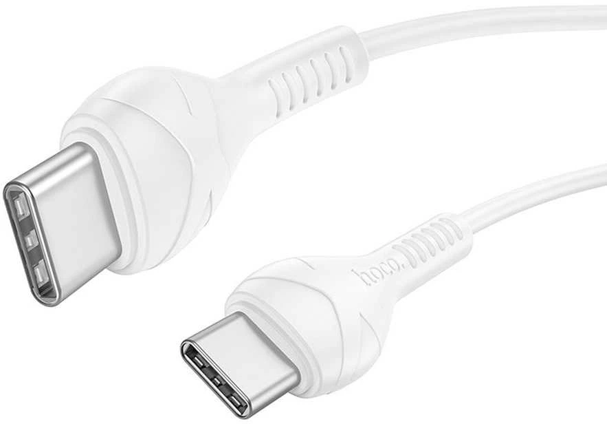 USB C į USB C laidas Hoco PD 60W 1 m X37 baltas