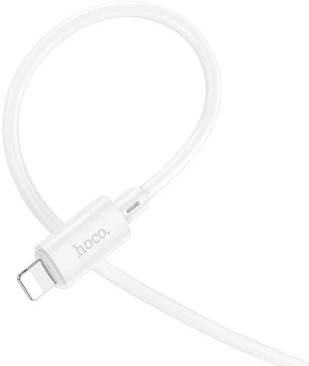 USB A tipo į „Lightning“ tipo keitiklis Hoco 2,4A, 1 m, X88 baltas