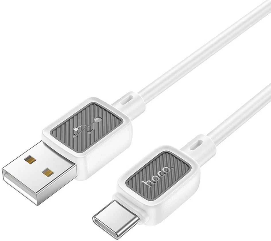 USB A į USB C laidas Hoco 3A 1 m X108 baltas
