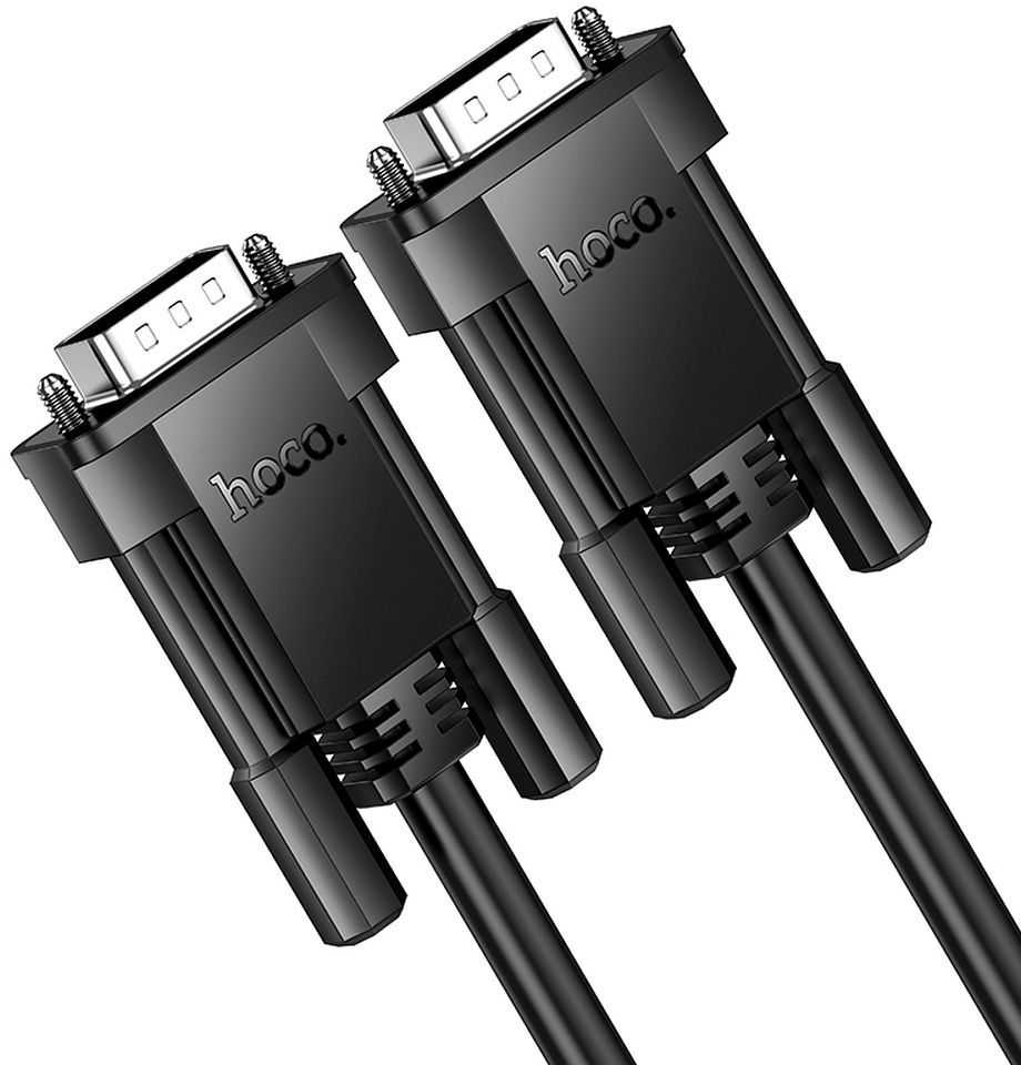 Cable VGA to VGA Hoco HD 1080p 2 m US11 juodas