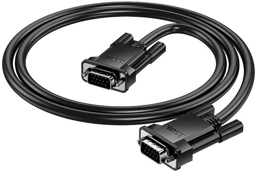 Cable VGA to VGA Hoco HD 1080p 2 m US11 juodas