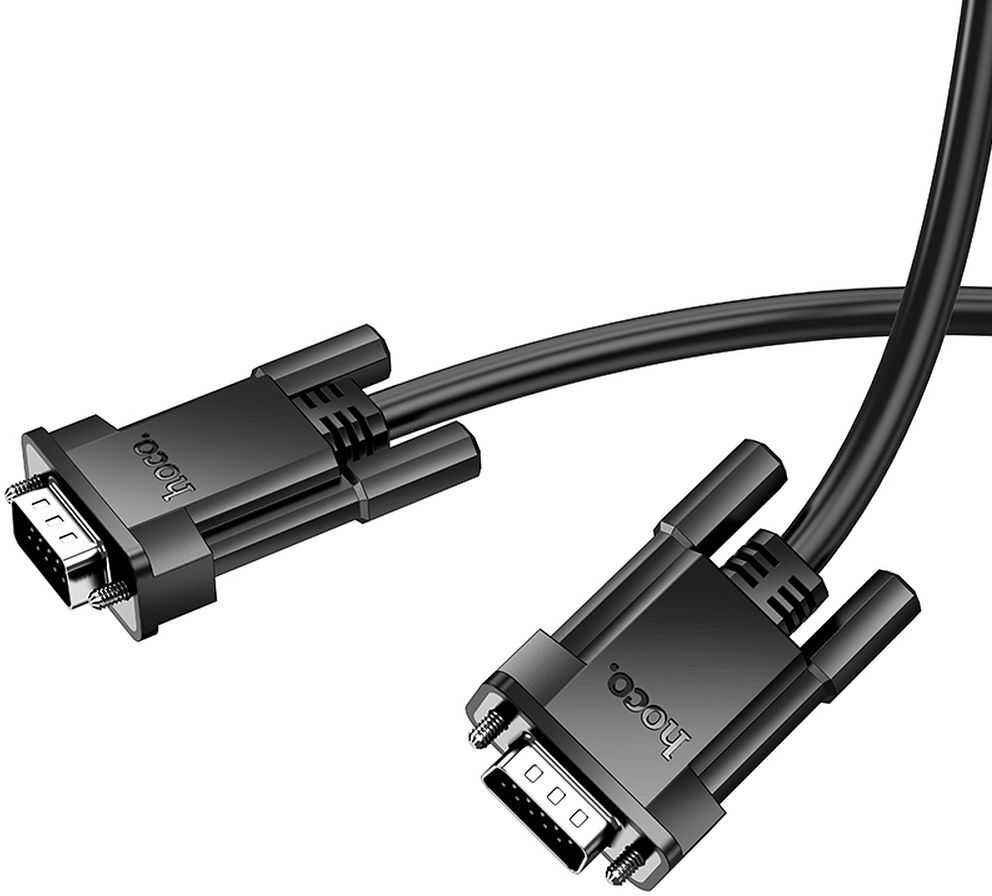 Cable VGA to VGA Hoco HD 1080p 2 m US11 juodas