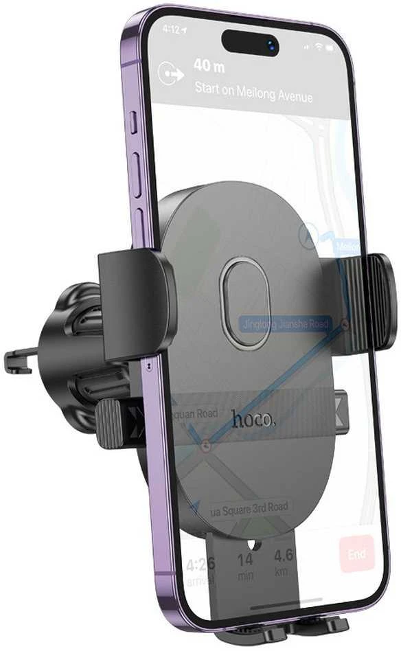 Automobilinis telefono laikiklis Hoco H18 (air vent) juodas