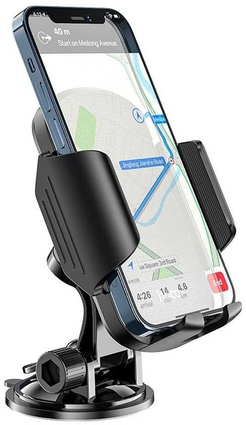 Automobilinis telefono laikiklis Hoco CA82 juodas