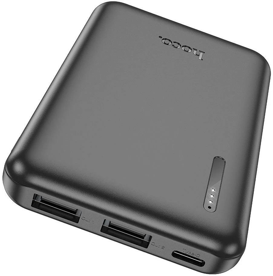 HOCO išorinė baterija 5000 mAh 2A J115 juoda