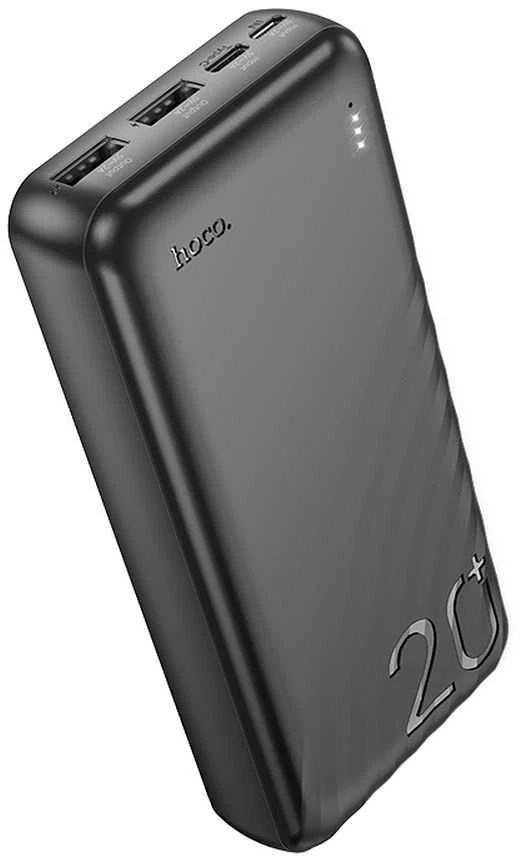 HOCO maitinimo blokas 20000 mAh 2A J123A juodas