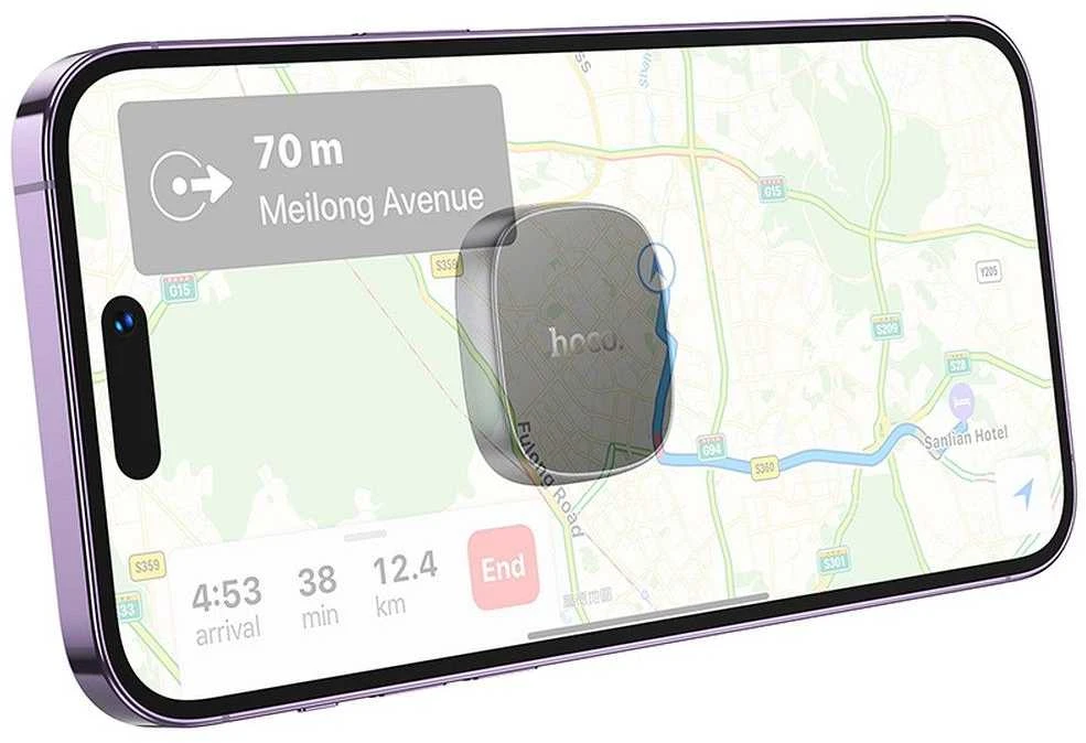 Automobilinis universalus telefono laikiklis Hoco H52 tvirtinamas ant prietaisų skydelio, magnetinis juodas