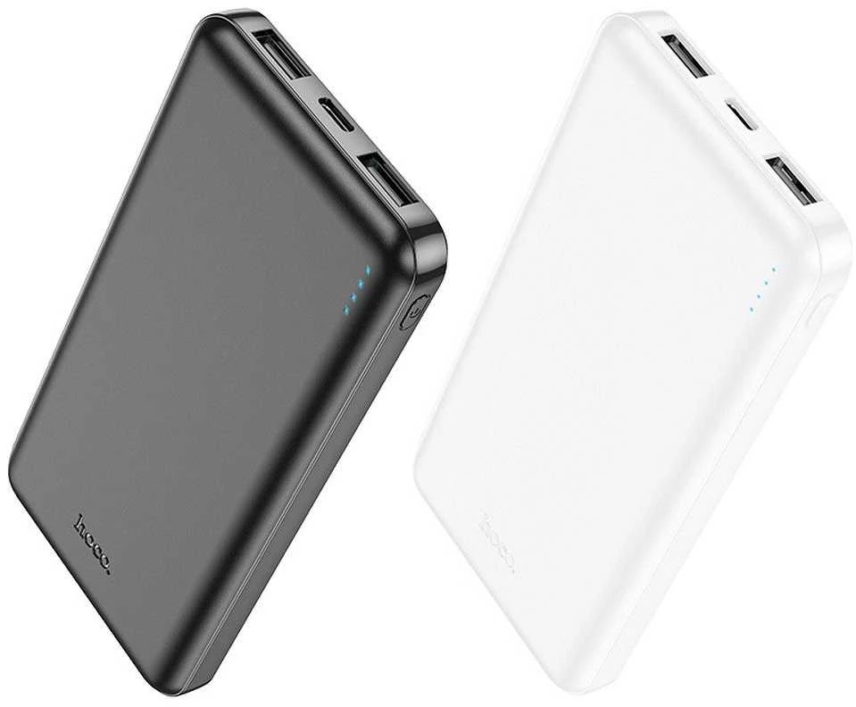 Powerbank Hoco 10000 mAh 2,1A J100 juodas