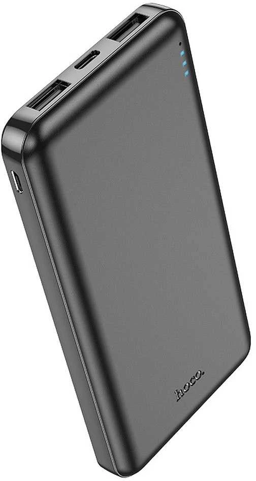 Powerbank Hoco 10000 mAh 2,1A J100 juodas