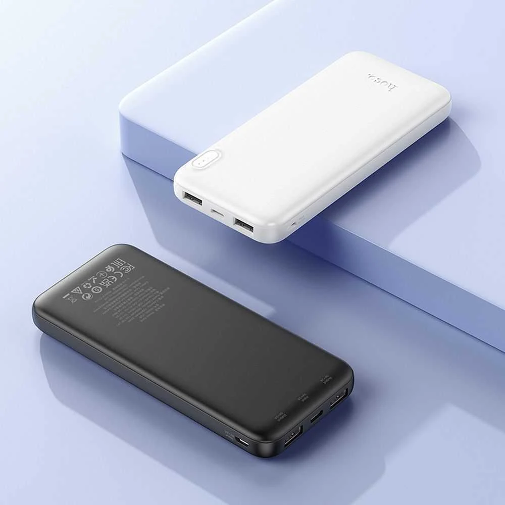 HOCO powerbank 10000 mAh 2A J128 baltas