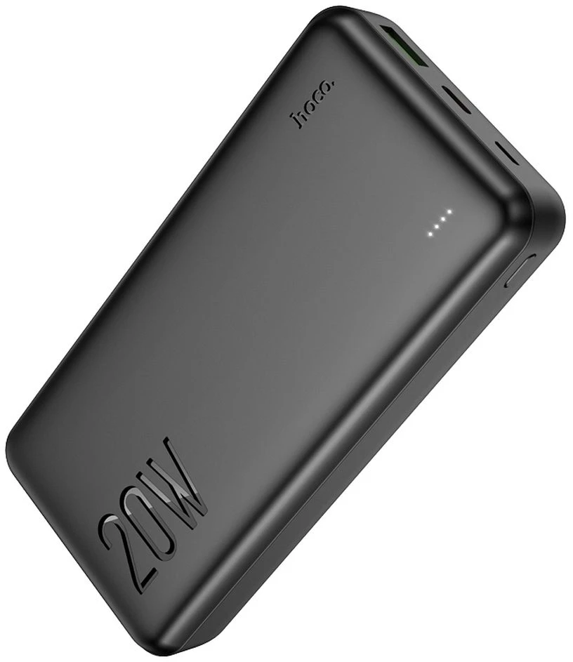 Išorinė baterija Power Bank Hoco J87A Type-C PD 20W+Quick Charge 3.0 20000mAh juodas