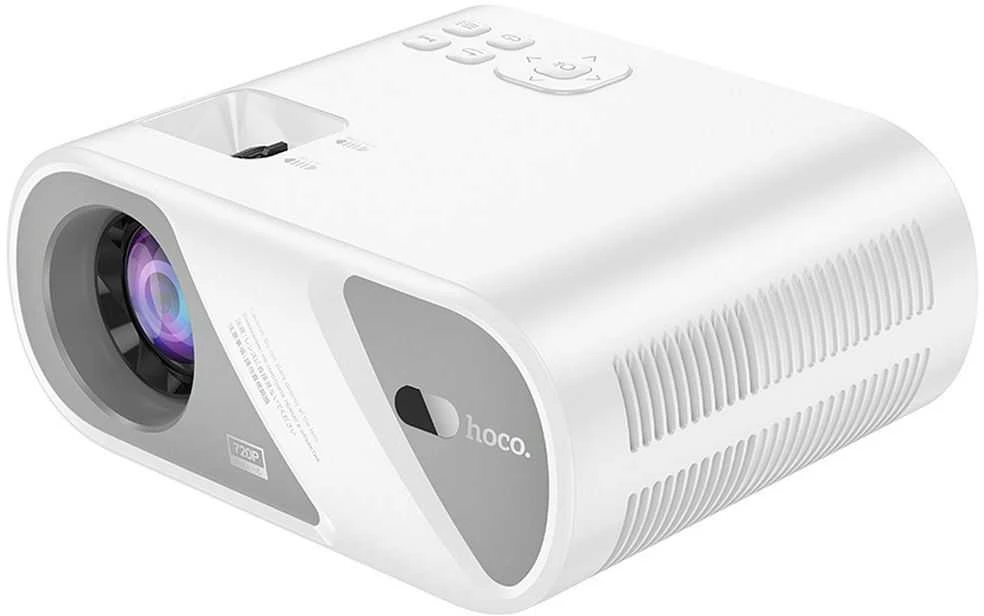 Projektorius HD Ready Hoco Wi-Fi Bluetooth 720P DT1 baltas