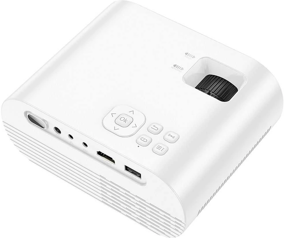 Projektorius HD Ready Hoco Wi-Fi Bluetooth 720P DT1 baltas