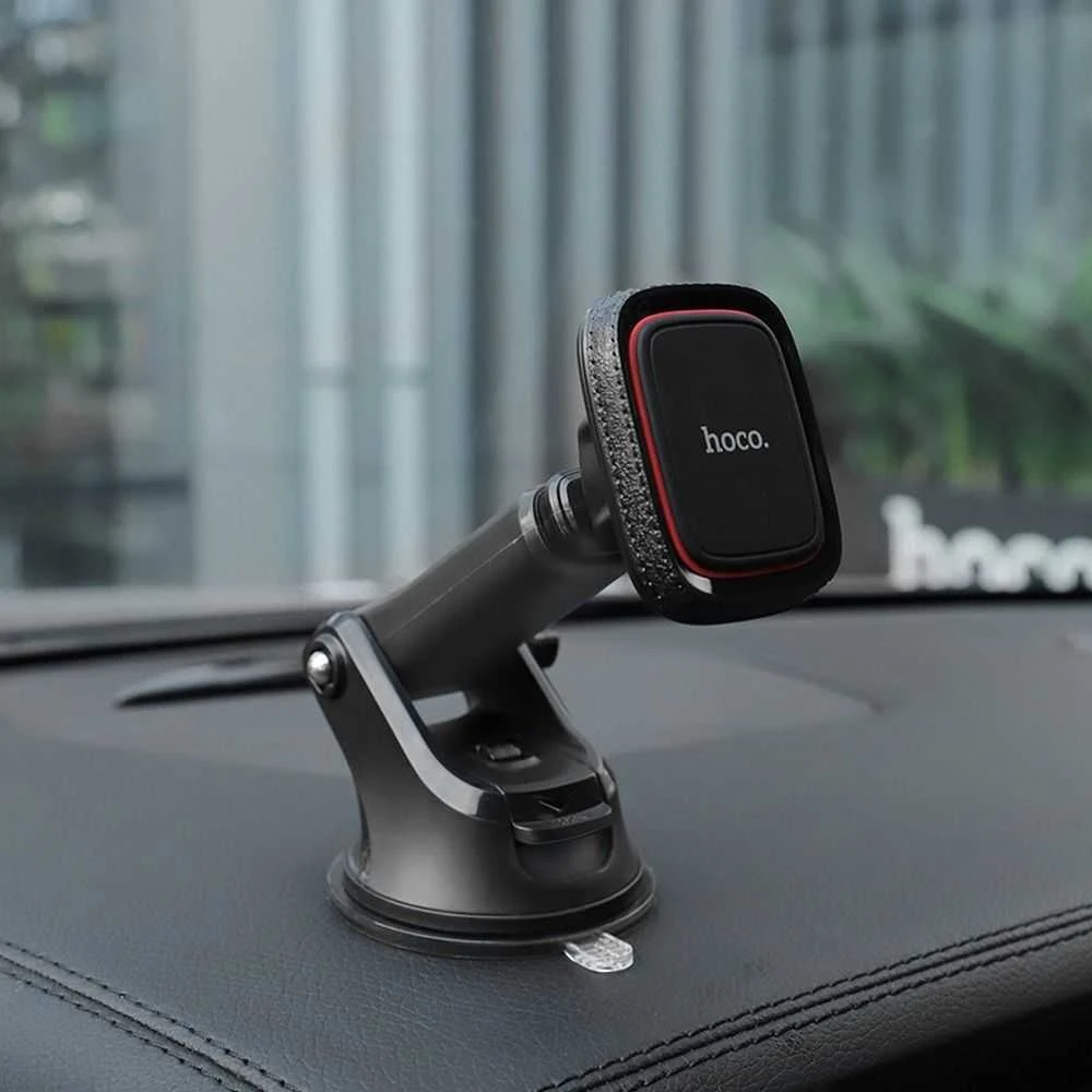 Automobilinis telefono laikiklis Hoco CA42, tvirtinamas ant prietaisų skydelio, magnetinis