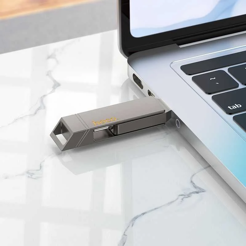HOCO atmintukas USB A + USB C UD15 128GB USB3.2