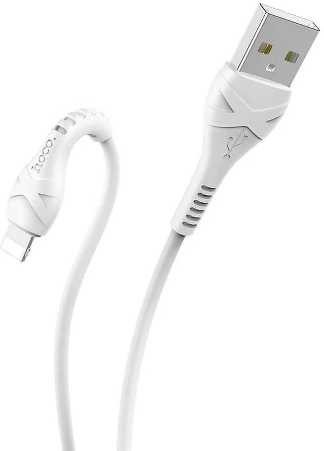 USB kabelis Hoco X37 Cool Power Lightning 1.0m baltas