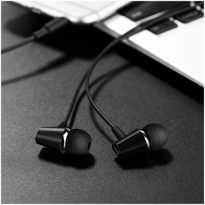Wire ausinės Jack 3,5 mm Hoco M34 juodas