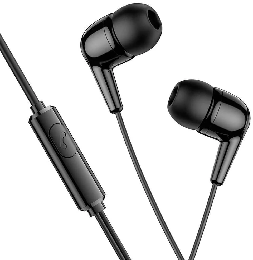 Wire ausinės Jack 3,5 mm Hoco M97 juodas