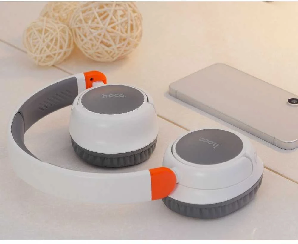 Bluetooth ausinės Hoco W43 baltos