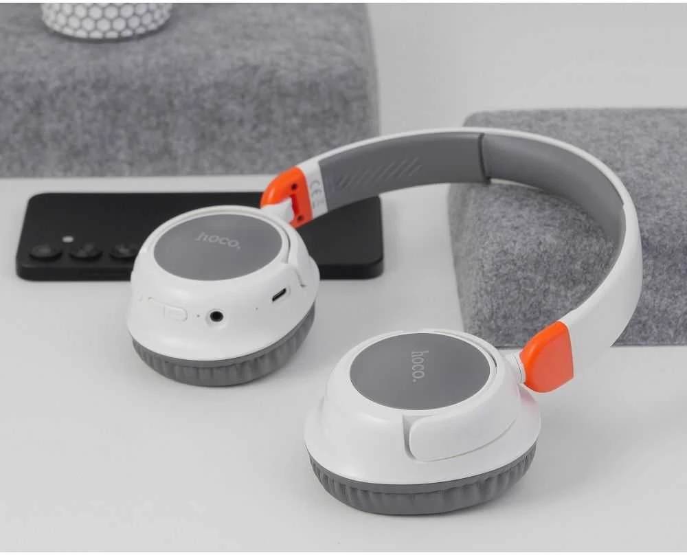 Bluetooth ausinės Hoco W43 baltos