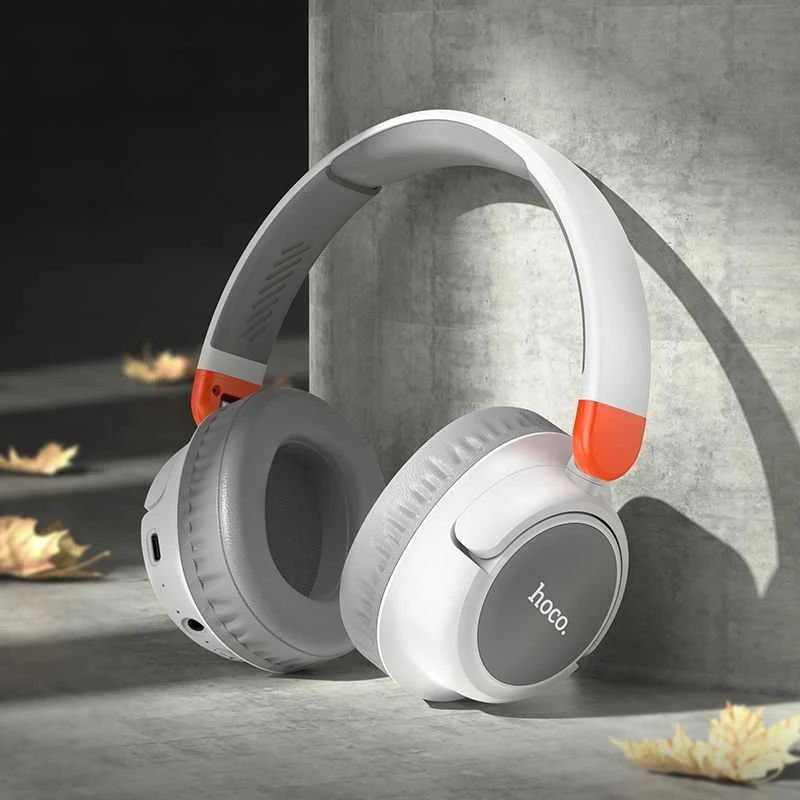 Bluetooth ausinės Hoco W43 baltos