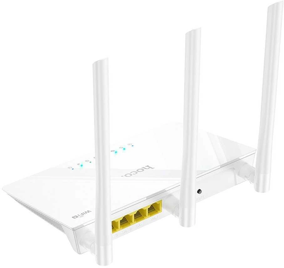 Belaidis maršrutizatorius WiFi 4 Hoco (HI30) baltas