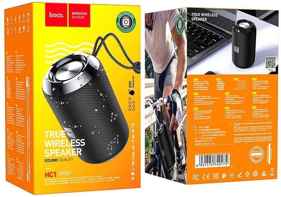 Wireless speaker 5W 4h Hoco HC1 juodas
