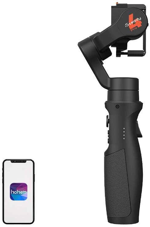 Hohem iSteady Pro4 Gimbal, skirtas sporto kameroms