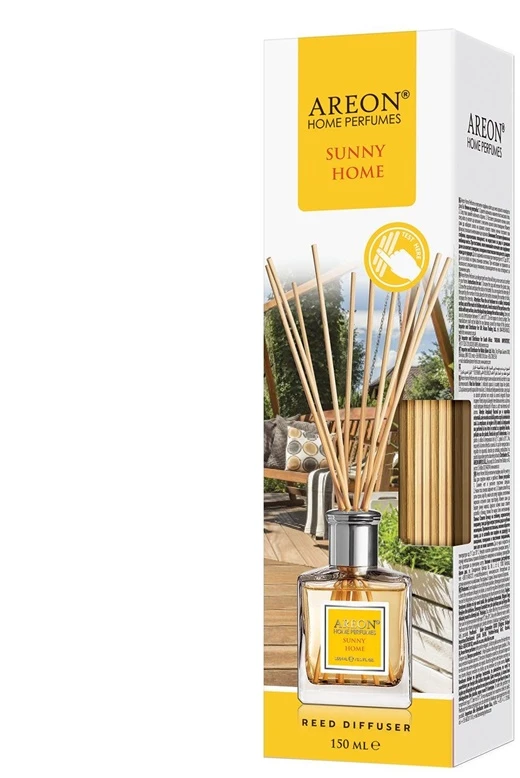 Oro gaiviklis AREON Sunny Home, su lazdelėmis, 150 ml