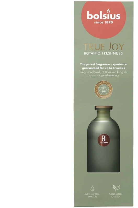 Namų kvapas Bolsius TRUE JOY Botanic Freshness, 80 ml