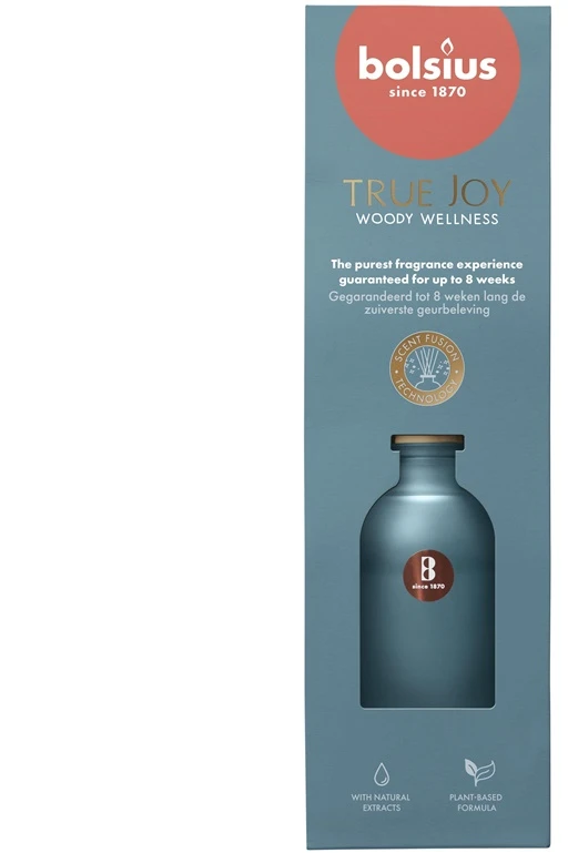 Namų kvapas Bolsius TRUE JOY Woody Wellness, 80 ml