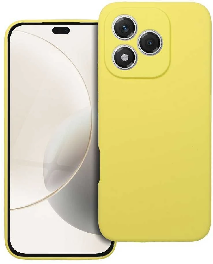OEM dėklas, skirtas Honor 400 LITE silikoniniam 2 mm dėklui (apsauginis fotoaparatas), geltonas