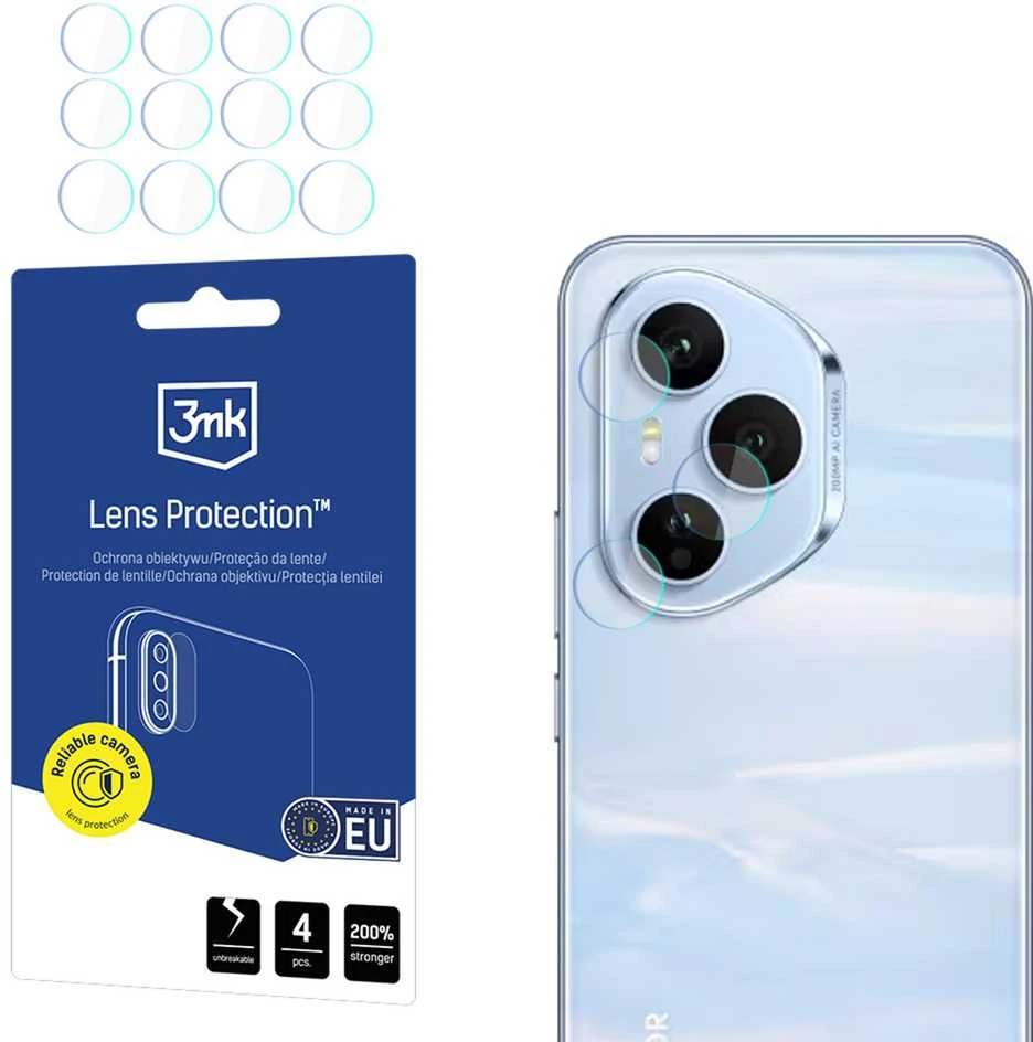 3Mk apsauga 3mk hibridinis objektyvo apsauginis stiklas „Honor 400 PRO“ kameros objektyvui