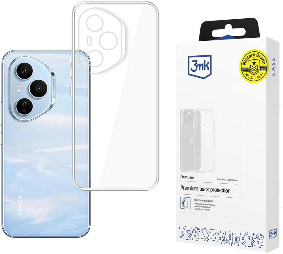 3Mk Telefono dėklas „Honor 400 PRO“ – 3 mk skaidrus